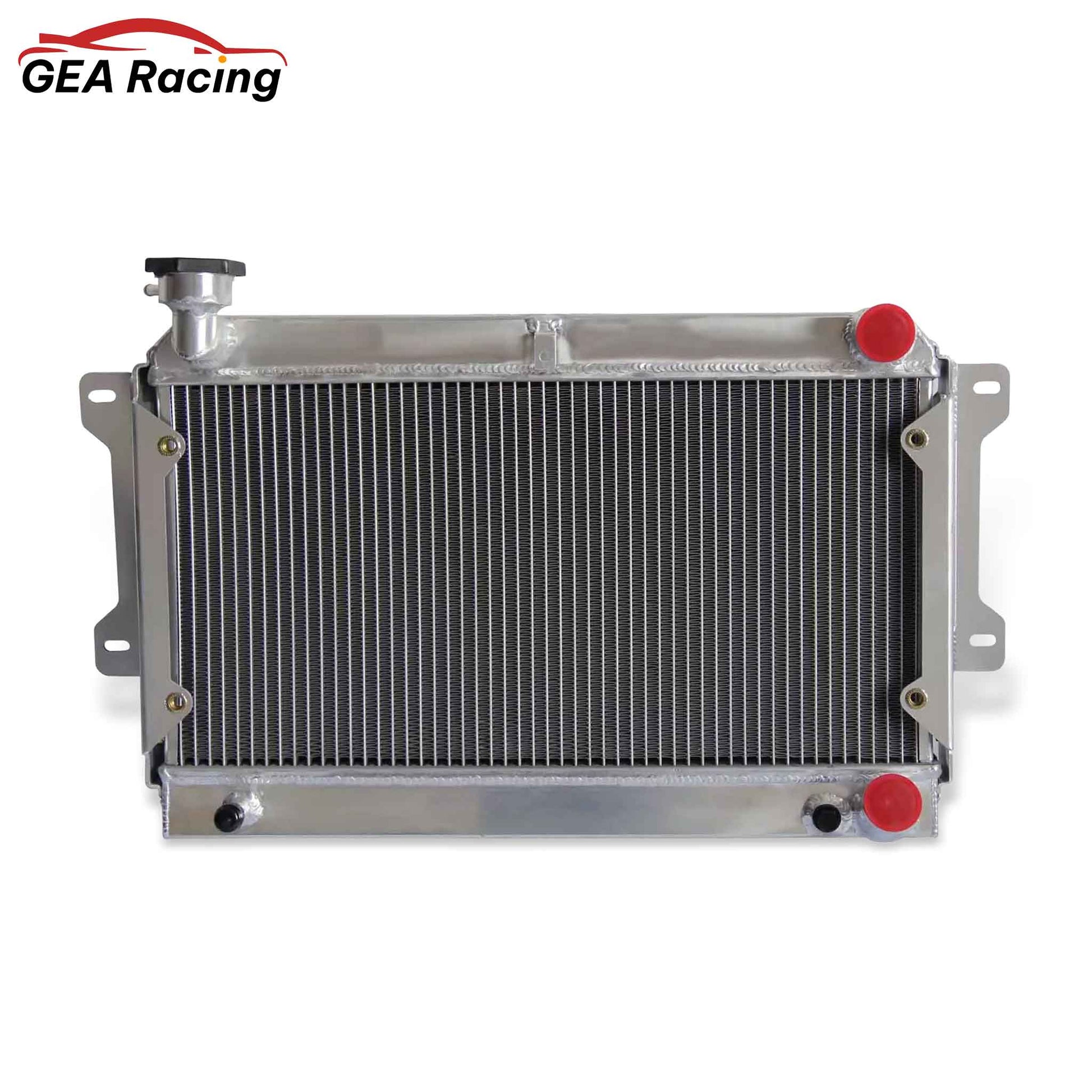 Aluminum radiator front view for Mazda RX7 1979-1982 Turbo