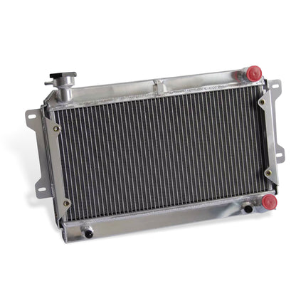 Aluminum radiator left side view for Mazda RX7 1979-1982 Turbo