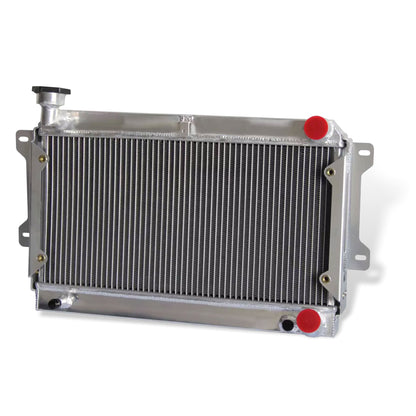 Aluminum radiator right side view for Mazda RX7 1979-1982 Turbo