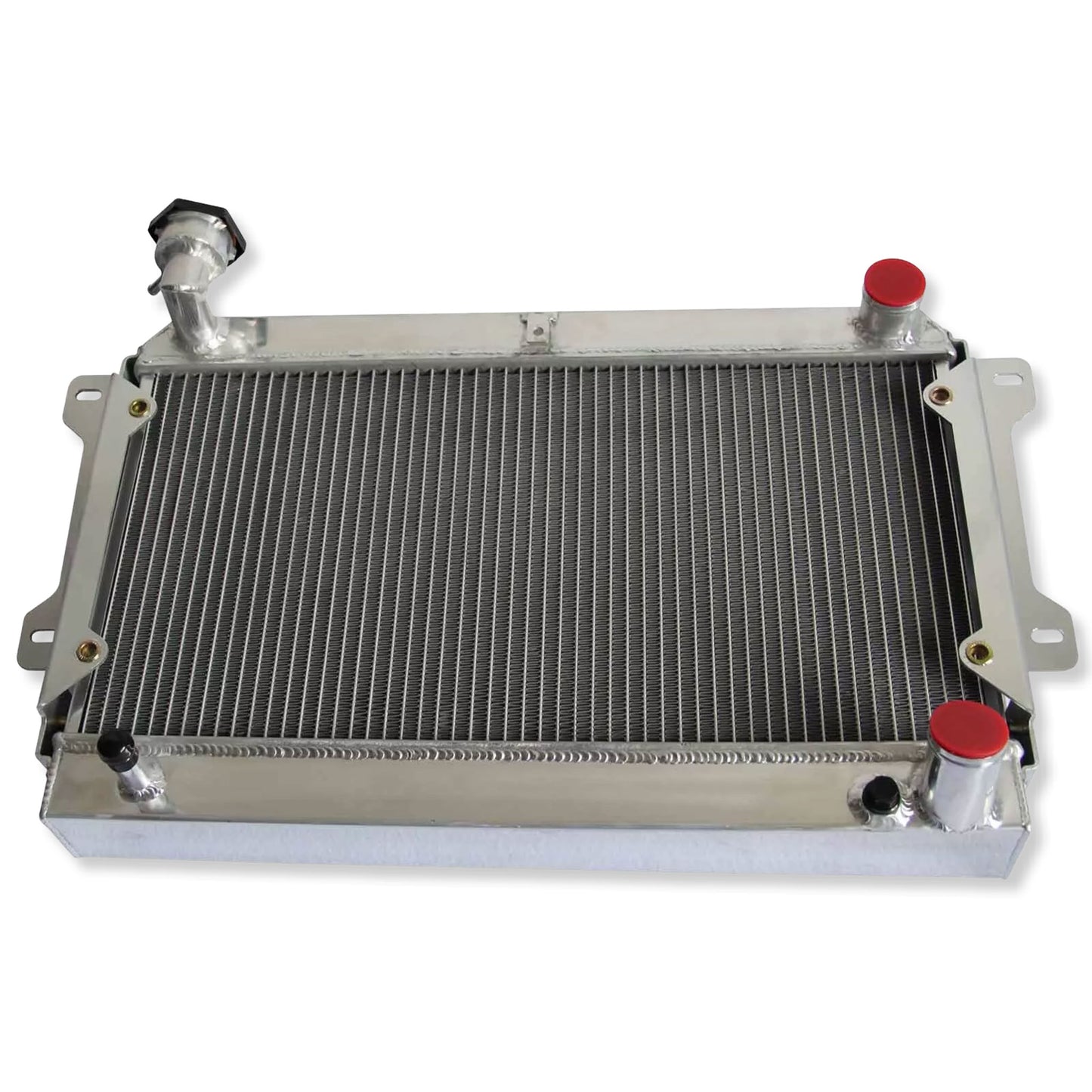 Aluminum radiator top view for Mazda RX7 1979-1982 Turbo