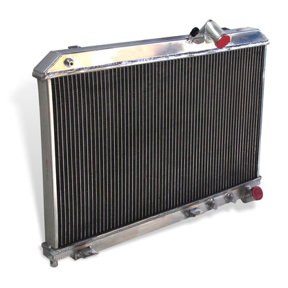 Aluminum radiator 2-row right side view Mazda RX8 GT (2004-2008) Direct Fit