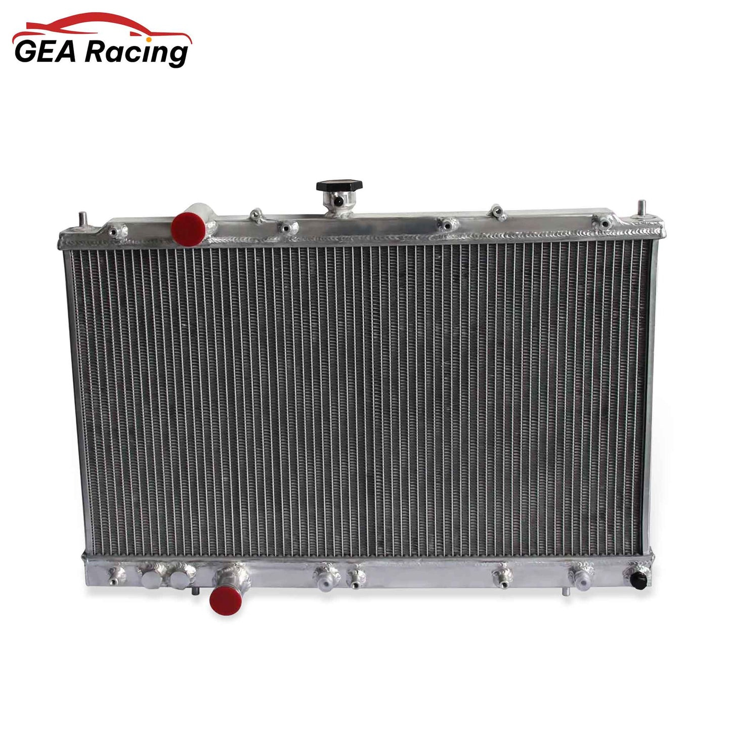 Aluminum radiator 2-row front mounting points Mitsubishi Mirage DE/ES/LS (1997-2002) Direct Fit