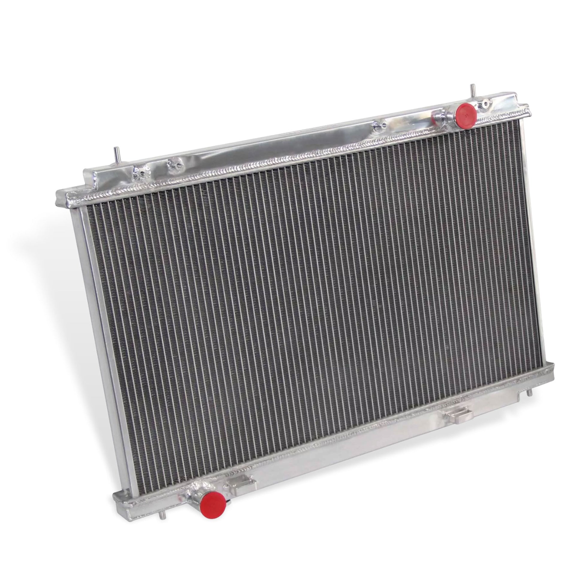 Aluminum radiator 3-row left side view Nissan 350Z (2007-2009) OEM Mounts