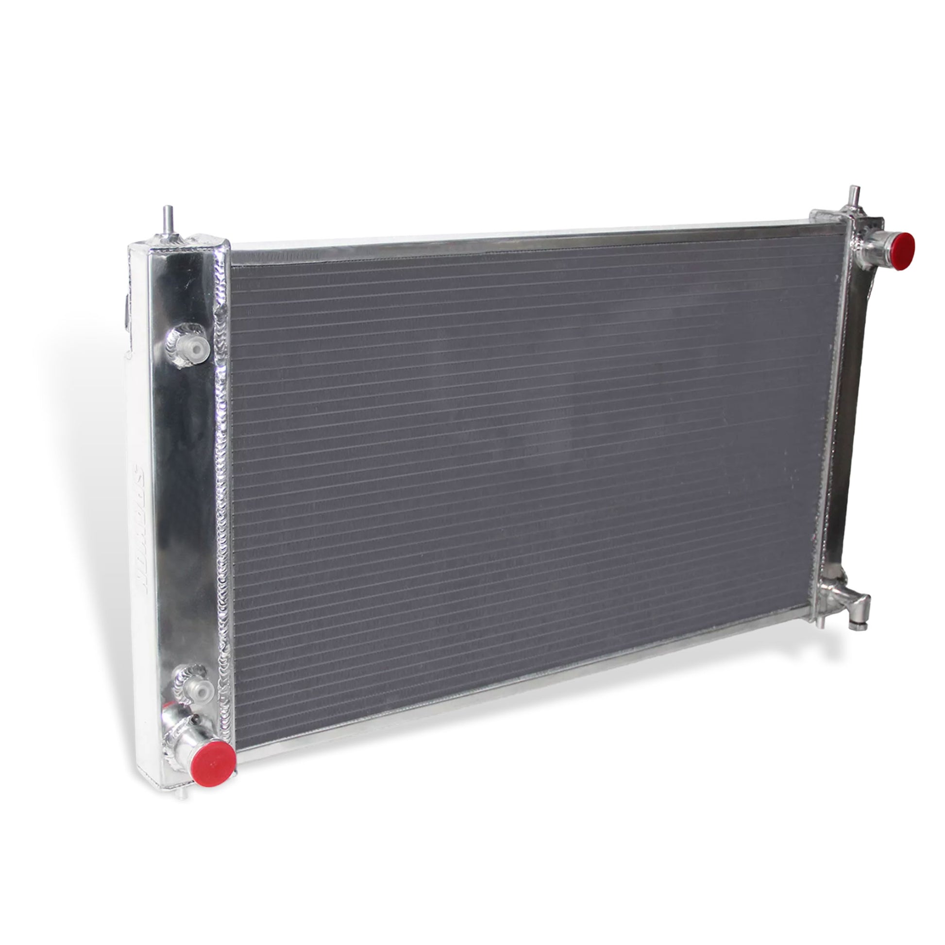 Aluminum radiator 3-row left side view Nissan Altima/Maxima (2007-2023) OEM Mounts