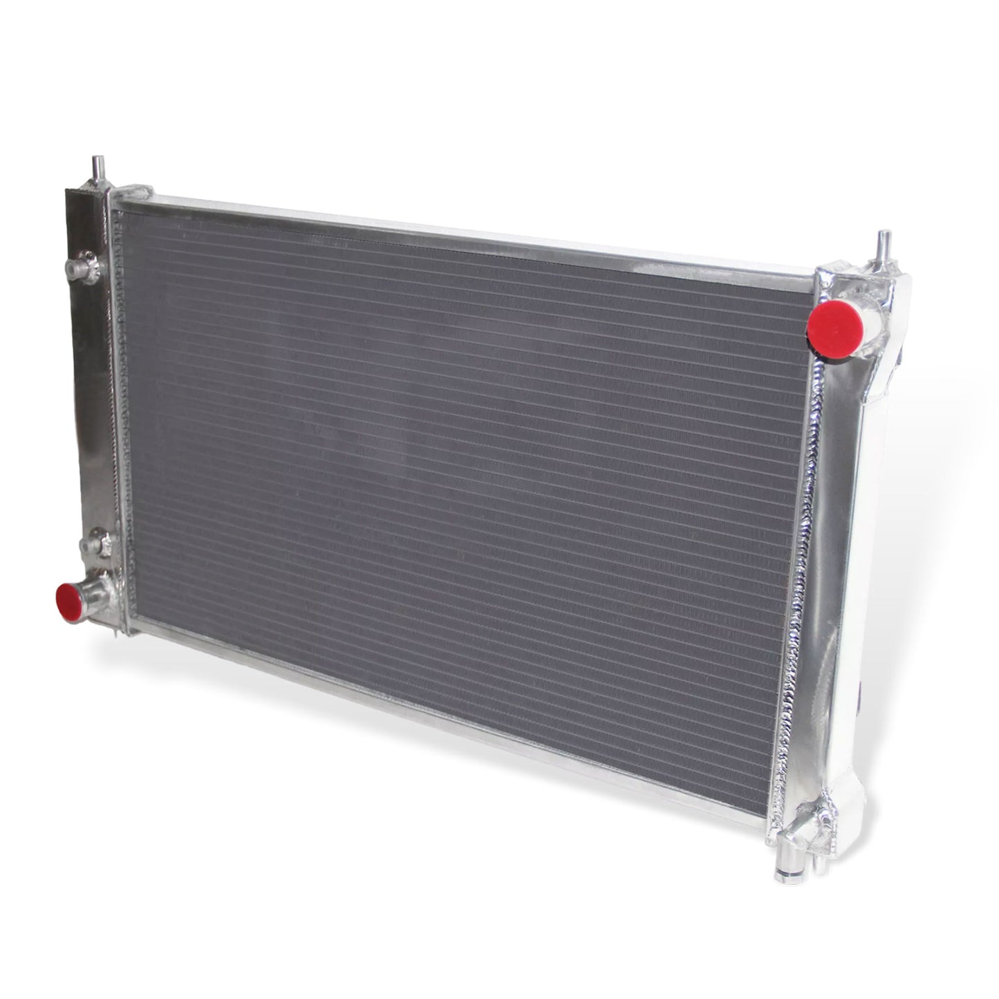 Aluminum radiator 3-row right side view Nissan Altima/Maxima (2007-2023) OEM Mounts