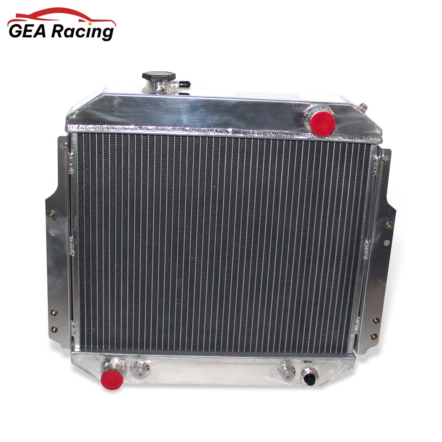 Aluminum forklift radiator 3-row front mounting points Nissan Forklift A10/A25/H20 (1988-1992) Direct Fit