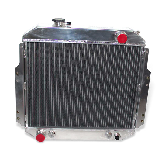 Aluminum forklift radiator 3-row front mounting points Nissan Forklift A10/A25/H20 (1988-1992) Direct Fit