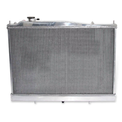 Aluminum radiator 3-row back view Nissan Frontier/Xterra (1998-2015) Direct Fit