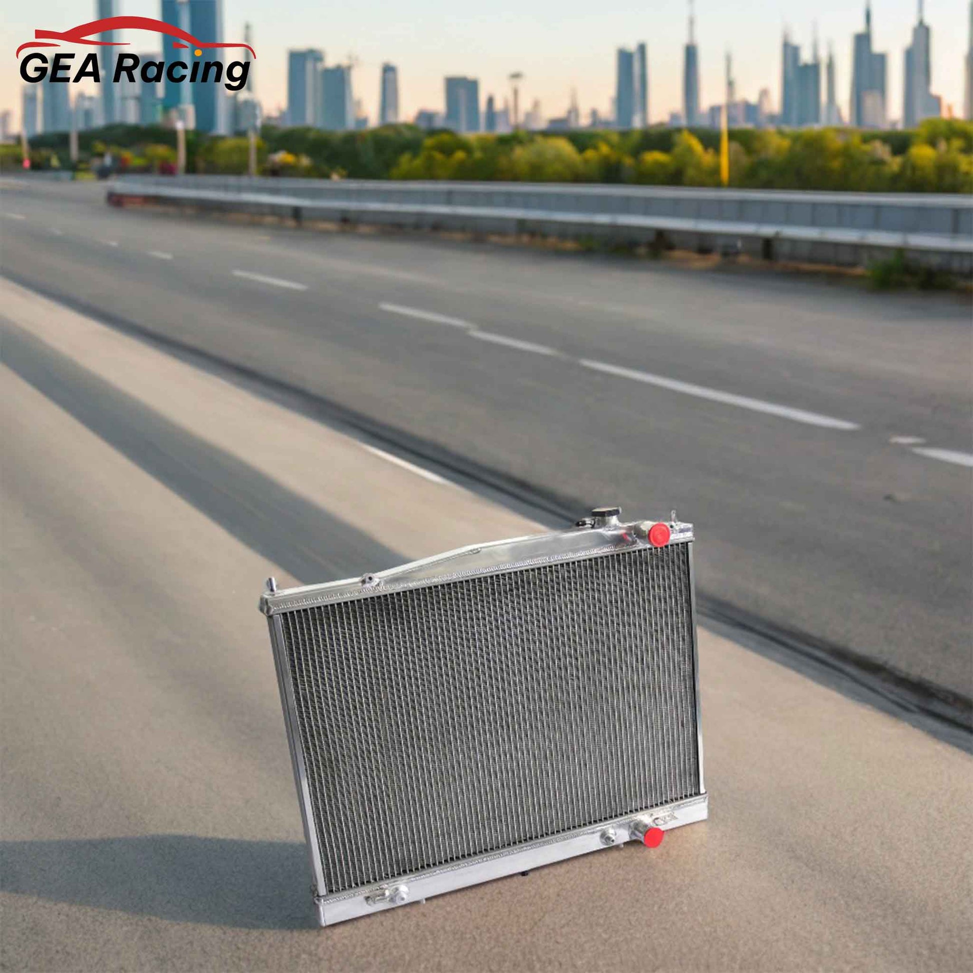 Aluminum radiator 3-row scenario view Nissan Frontier/Xterra (1998-2015) Pressure Tested