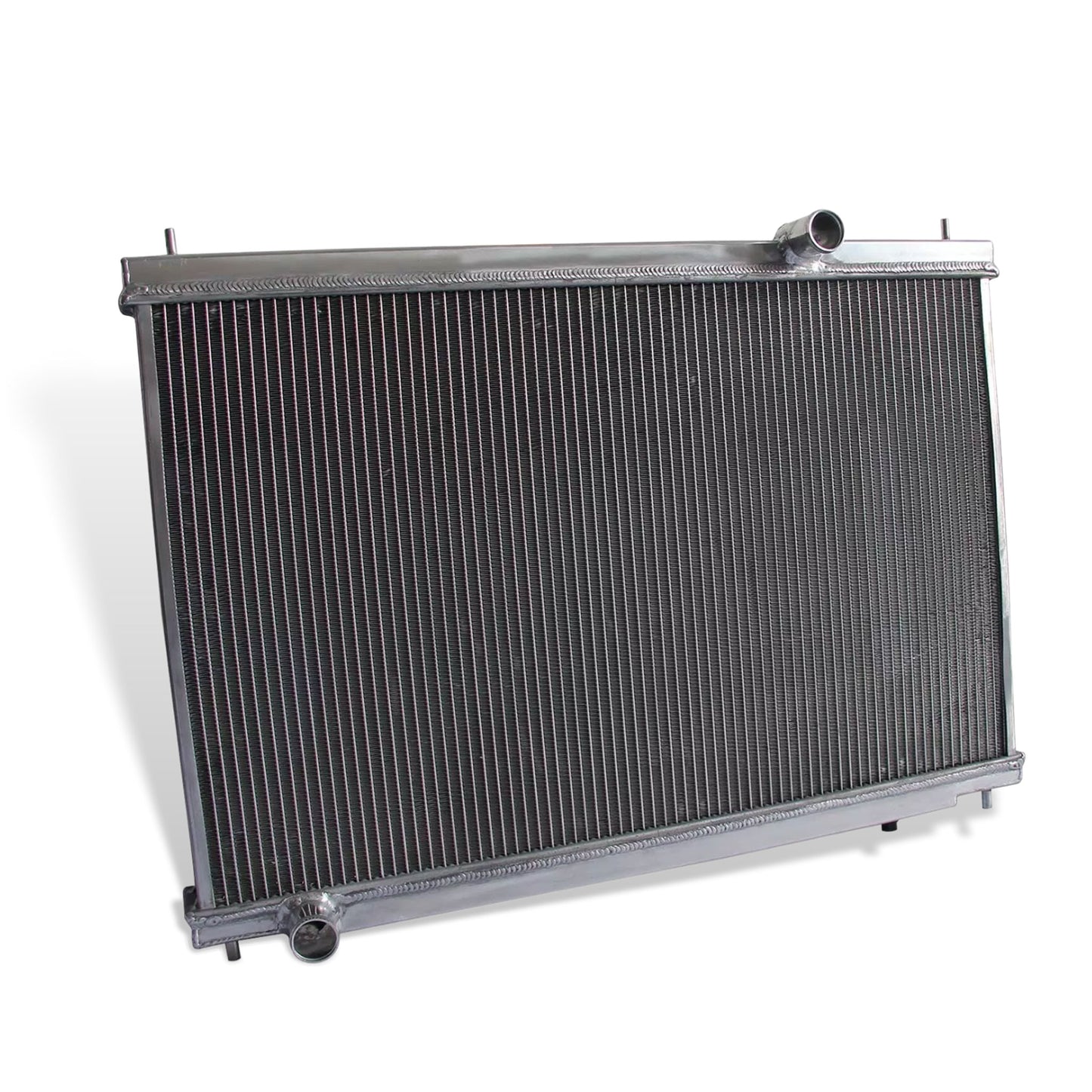 Aluminum radiator 3-row left side view Nissan GT-R R35 (2009-2020) Direct Fit