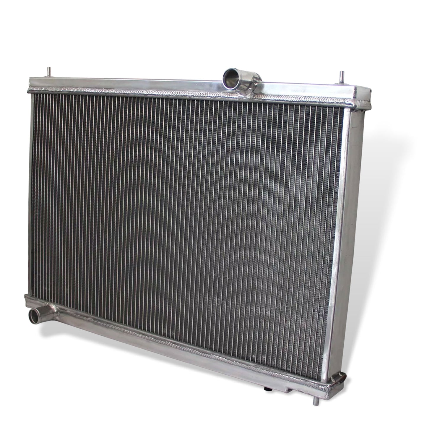Aluminum radiator 3-row right side view Nissan GT-R R35 (2009-2020) Pressure Tested