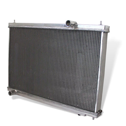 Aluminum radiator 3-row right side view Nissan GT-R R35 (2009-2020) Pressure Tested