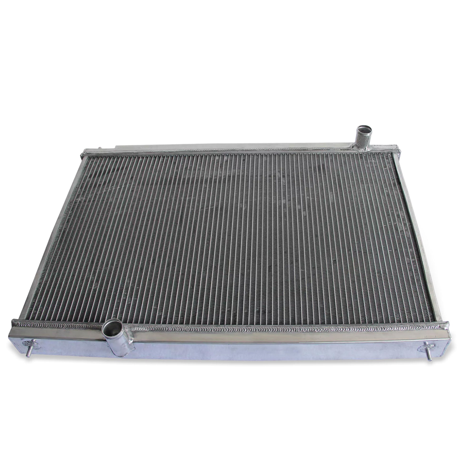 Aluminum radiator 3-row top view Nissan GT-R R35 (2009-2020) OEM Mounts
