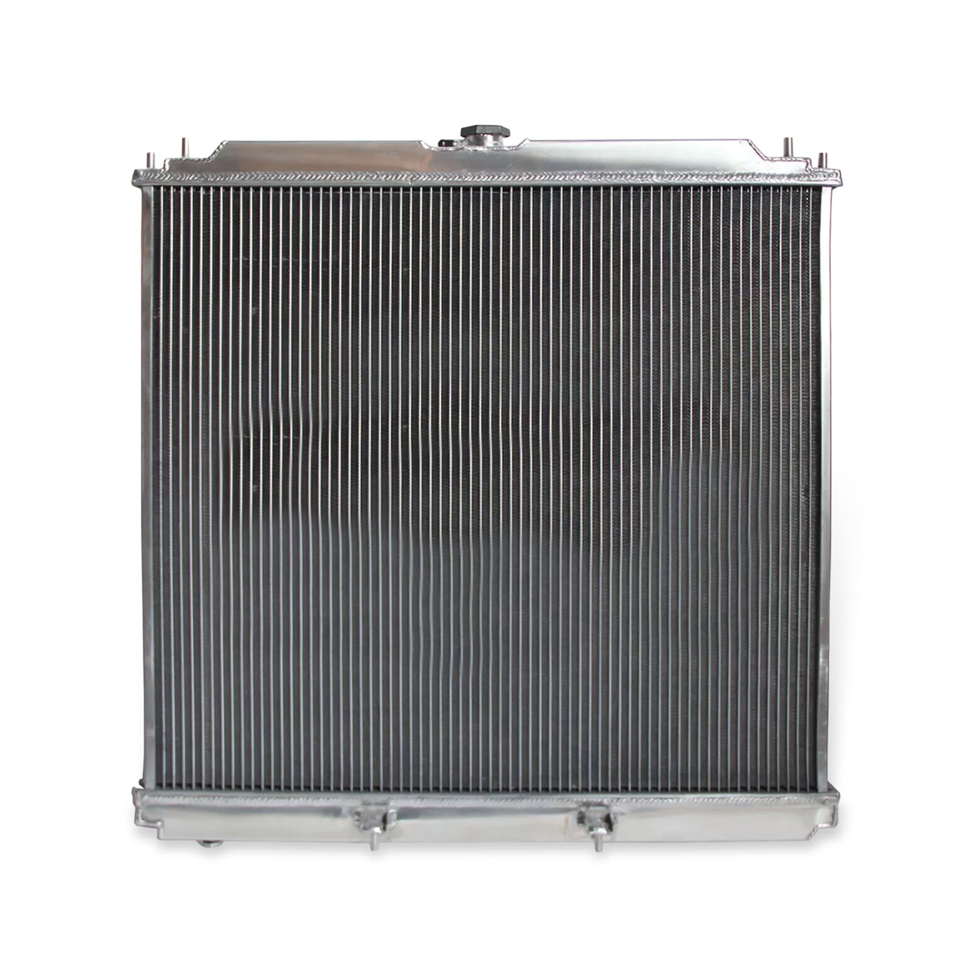Aluminum radiator 3-row back view Nissan Pathfinder/Suzuki Equator (2005-2019) Direct Fit