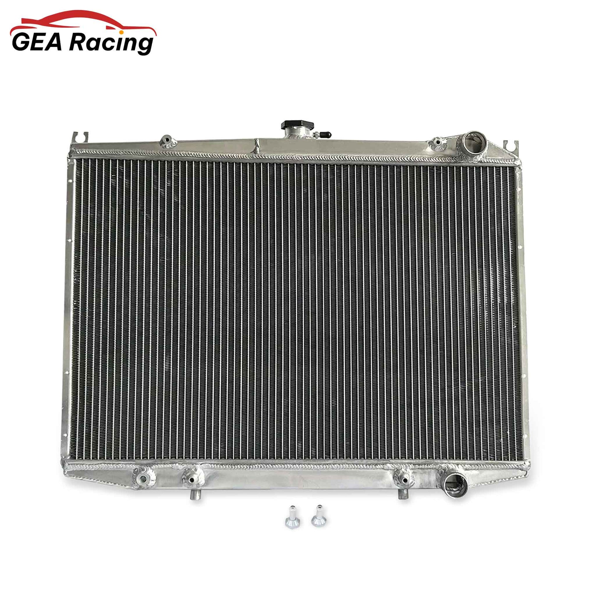 Aluminum radiator 2-row front mounting points Nissan Pickup D21/Pathfinder (1986-2004) Direct Fit