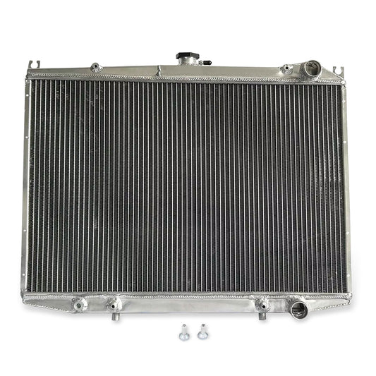 Aluminum radiator 2-row front mounting points Nissan Pickup D21/Pathfinder (1986-2004) Direct Fit