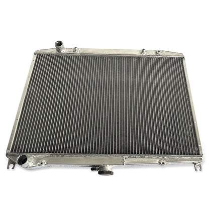 Aluminum radiator 2-row top view Nissan Pickup D21/Pathfinder (1986-2004) Pressure Tested