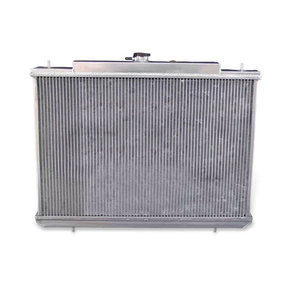 Aluminum radiator 3-row back view Nissan Rogue Select (2008-2015) Direct Fit