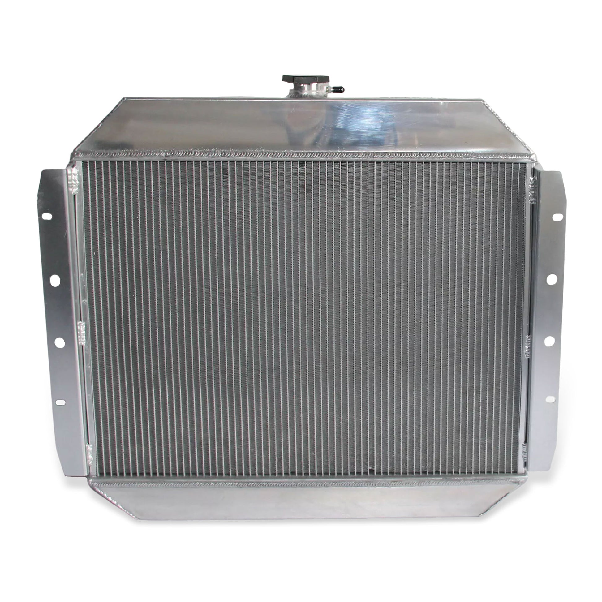 OEM-Style Radiator & Fan Shroud with Transmission Cooler Ports 40% Cooling Upgrade 1968-1979 Ford F-Series/Bronco 6.6L V8