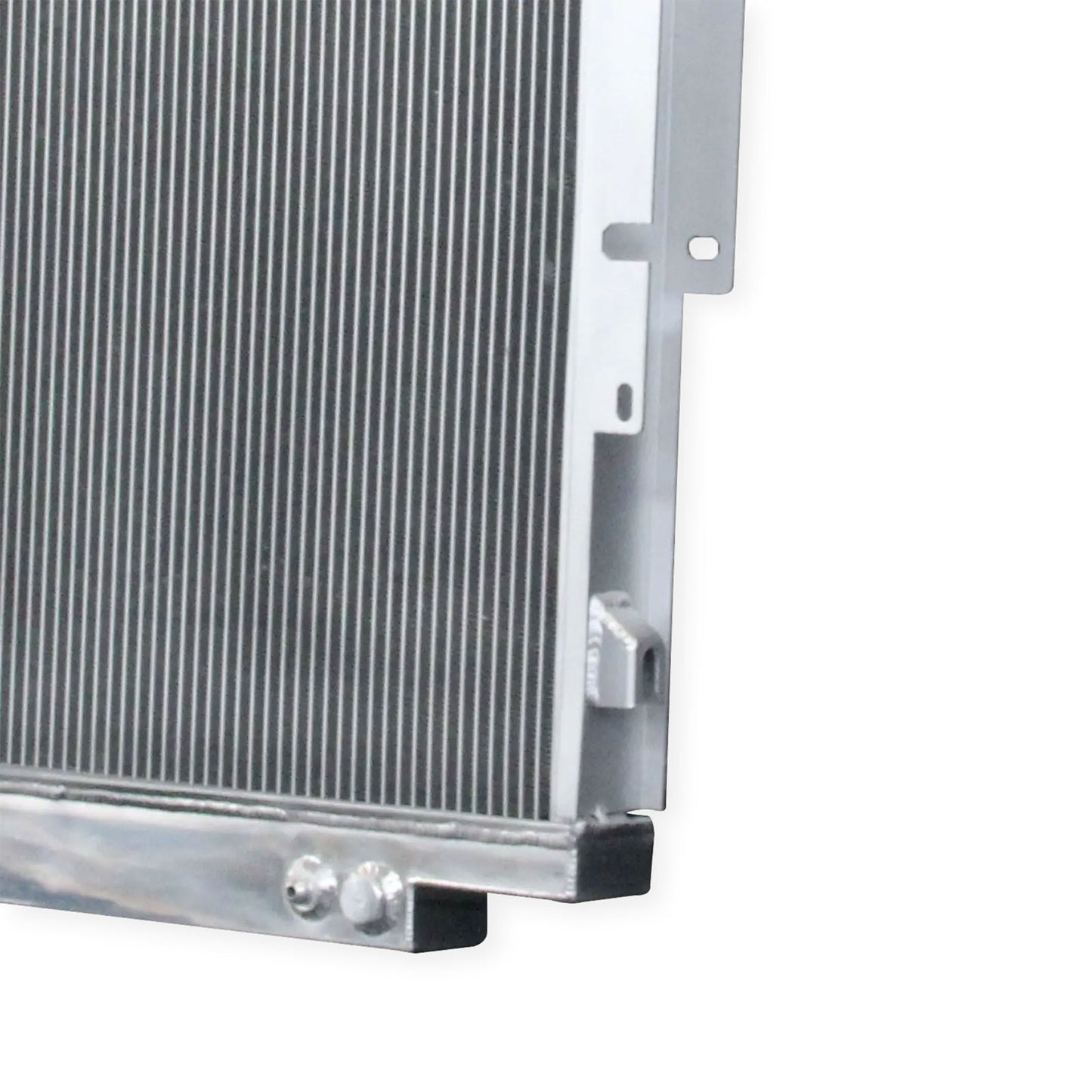 Powder-Coated Diesel Radiator Welded Seam Detail 1983-1996 Ford F-Series Super Duty 6.9L/7.3L