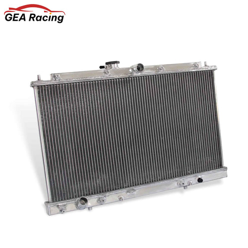 Aluminum Radiator left side cross-section view Accord (1998-2002) / TL (1999-2001) 3.0L/3.2L V6 Pressure Tested