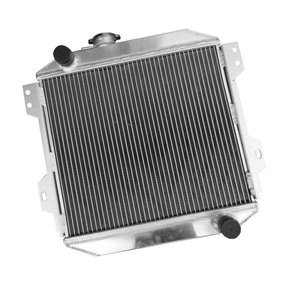 Right side of the lightweight radiator kit for the Ford Capri MK2/MK3, showcasing its efficient core design.