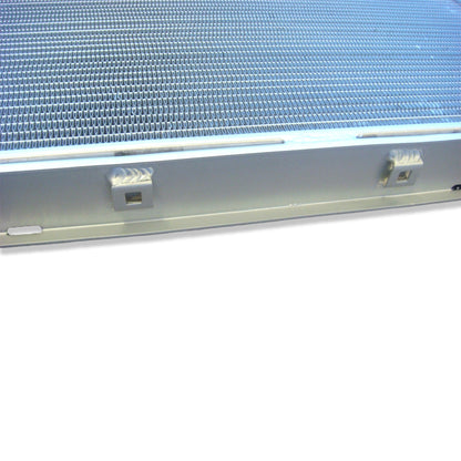 Right side of the lightweight radiator for a Holden Statesman with a 308 V8, showcasing its superior cooling capacity.