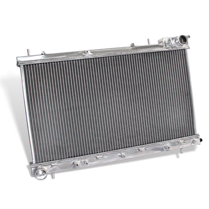 Aluminum radiator 2-row left side view Subaru Forester Turbocharged SG5 (2004-2005) Direct Fit