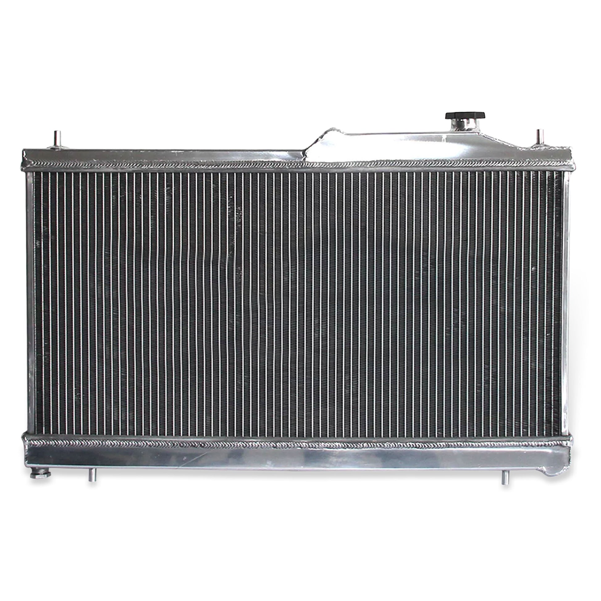 Aluminum radiator fan shroud 2-row back view Subaru Impreza WRX STI GT (2009-2015) Pressure Tested