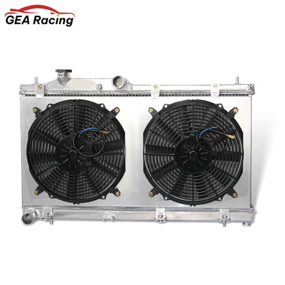 Aluminum radiator fan shroud 2-row front mounting points Subaru Impreza WRX STI GT (2009-2015) Pressure Tested