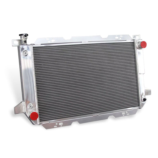 TIG-Welded 3 Row Radiator Left Cross Section 1985-1997 Ford Bronco/F-150 to F-450 7.5L V8