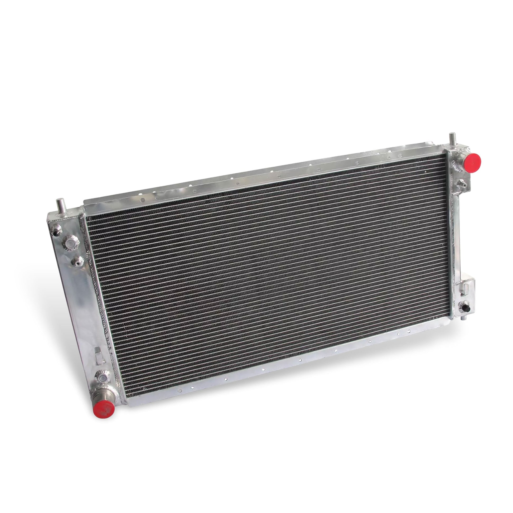 Offroad-Ready TIG Welded Left Side - 3-Row Aluminum Radiator for Ford F-250/F-350 Diesel & Gas Engines