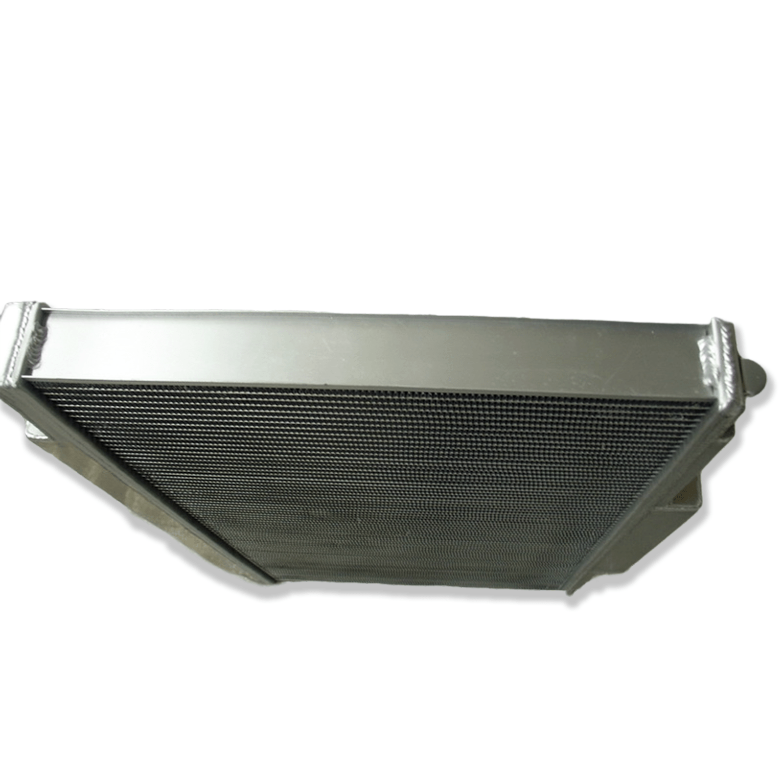 Top-down view of the radiator for the 1UZ-FE powered SC400 and Soarer, displaying the high-pressure cap and upper tank construction.