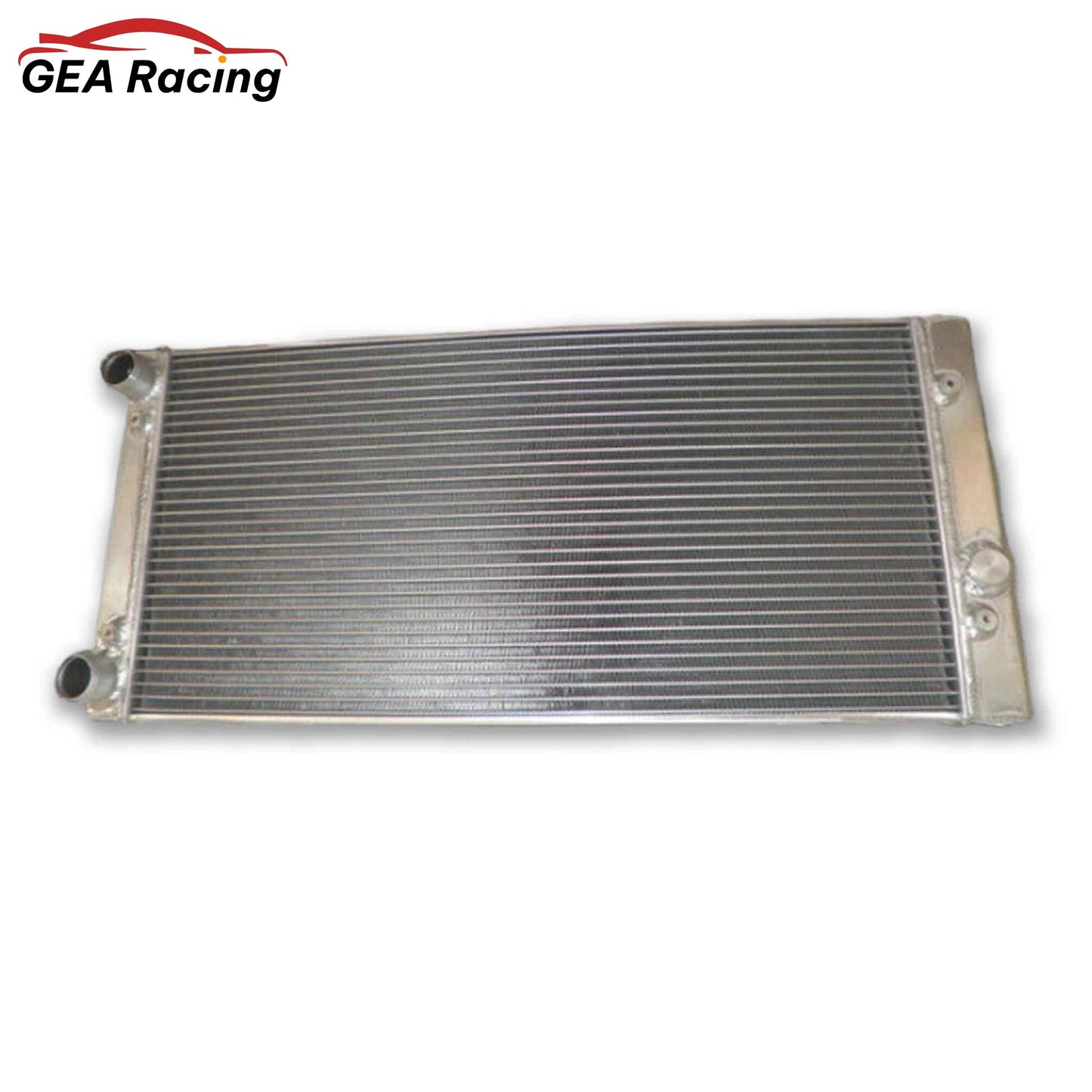 Top-down view of the radiator for the 1994-1998 VW Golf MK3, displaying the filler neck, pressure cap, and robust upper tank.