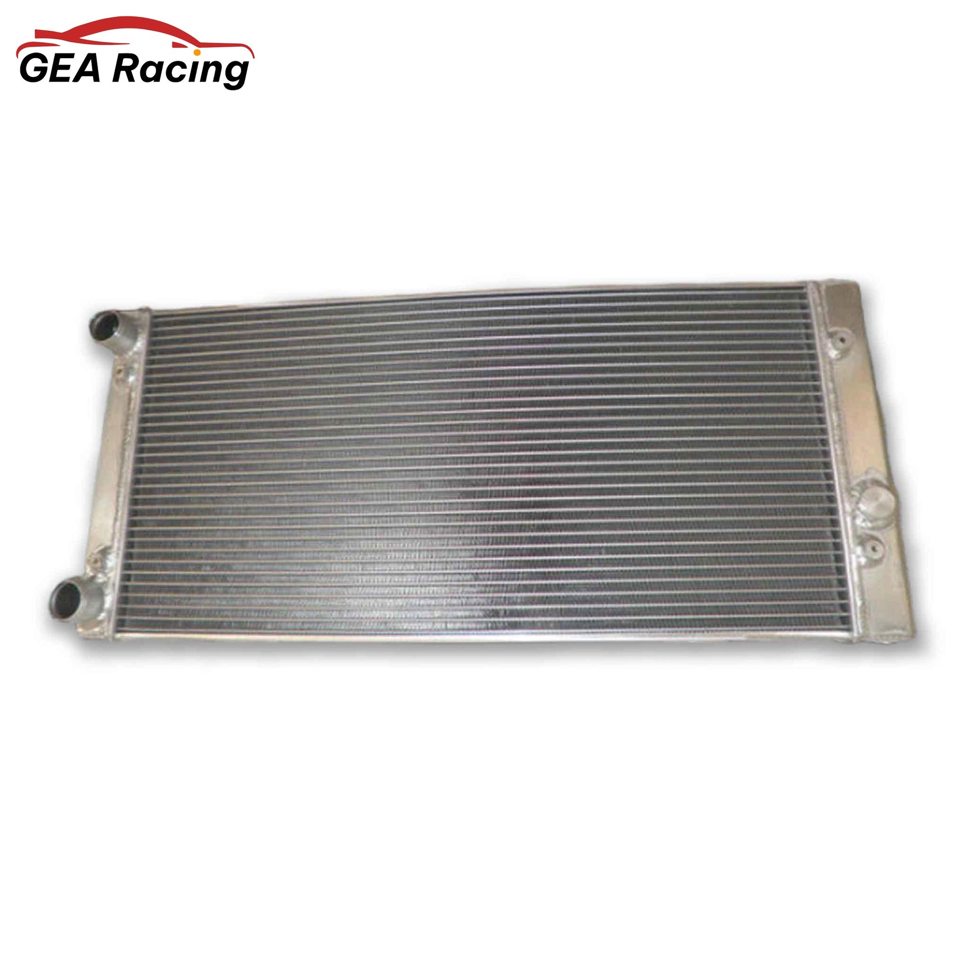 Top-down view of the radiator for the 1994-1998 VW Golf MK3, displaying the filler neck, pressure cap, and robust upper tank.