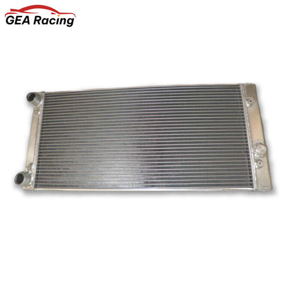 Top-down view of the radiator for the 1994-1998 VW Golf MK3, displaying the filler neck, pressure cap, and robust upper tank.