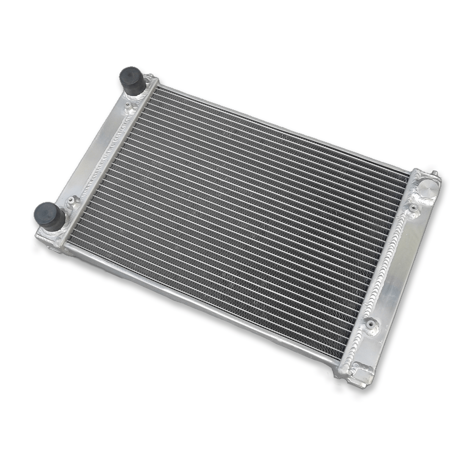 Top-down view of the radiator for the VW MK2 GTI and other 16V models, displaying the filler neck and robust upper tank construction.