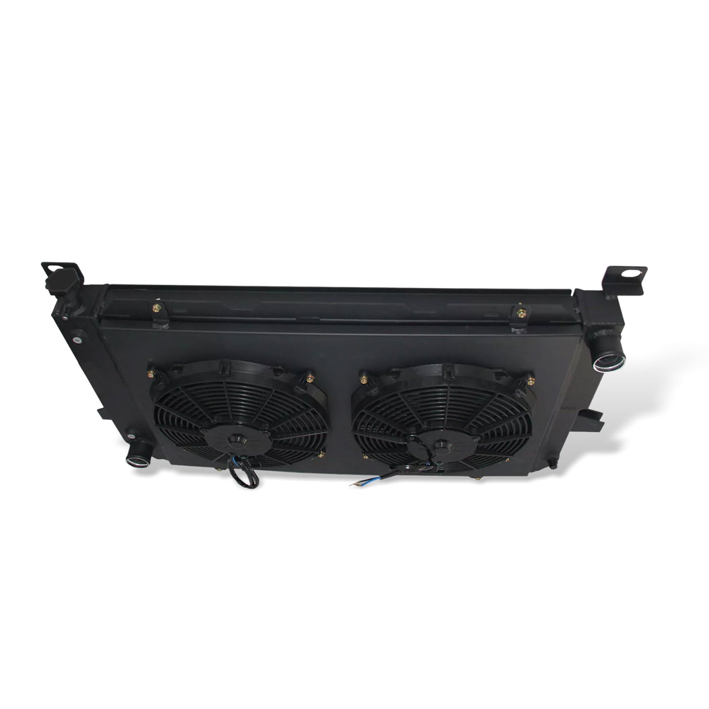 High-Efficiency Cooling Fins and Fan Shroud Configuration - 3 Row Radiator for Ford F-150/F-250/F-350 1985-1997