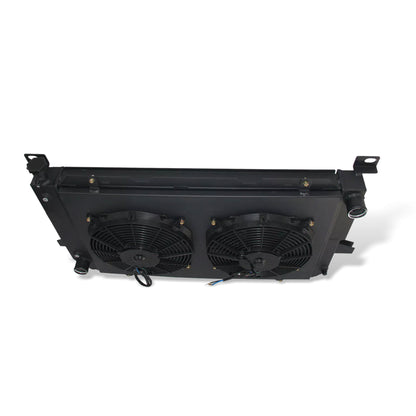 High-Efficiency Cooling Fins and Fan Shroud Configuration - 3 Row Radiator for Ford F-150/F-250/F-350 1985-1997