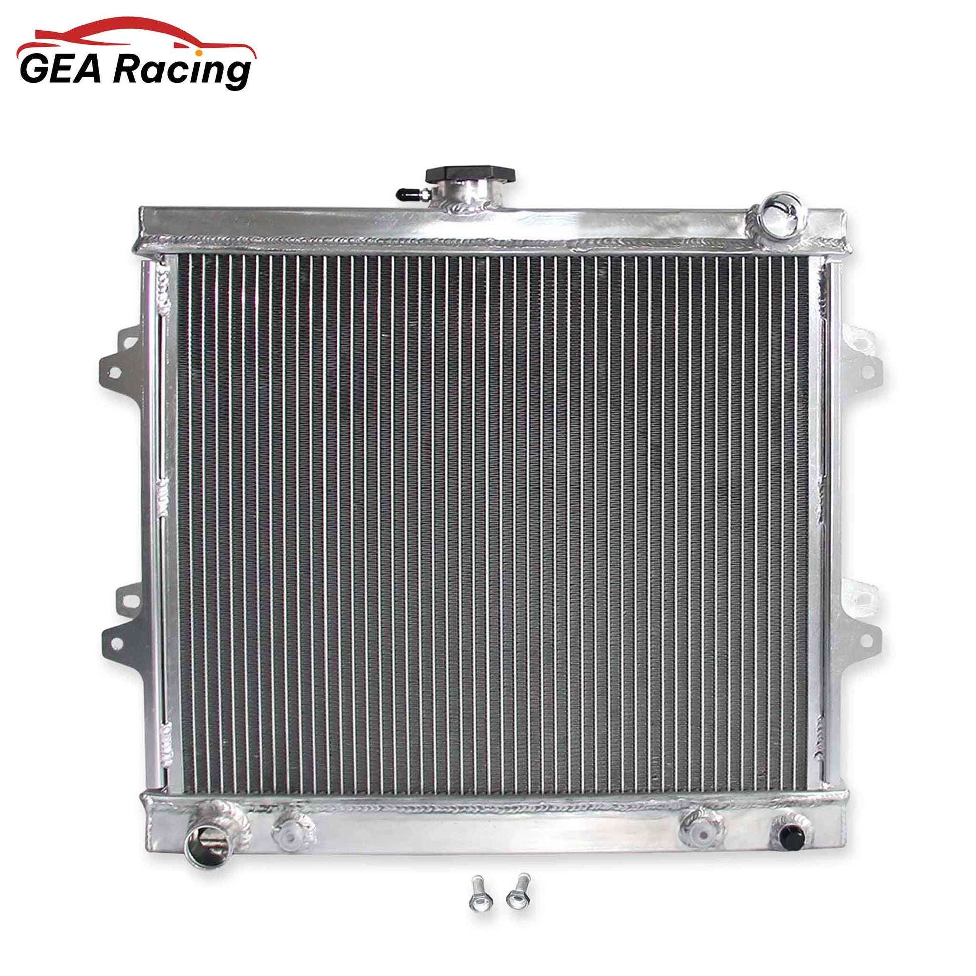 Aluminum radiator 2-row core front mounting points Toyota 4Runner (1984-1995) Pressure Tested