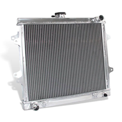 Aluminum radiator 2-row core left side view Toyota 4Runner (1984-1995) Pressure Tested
