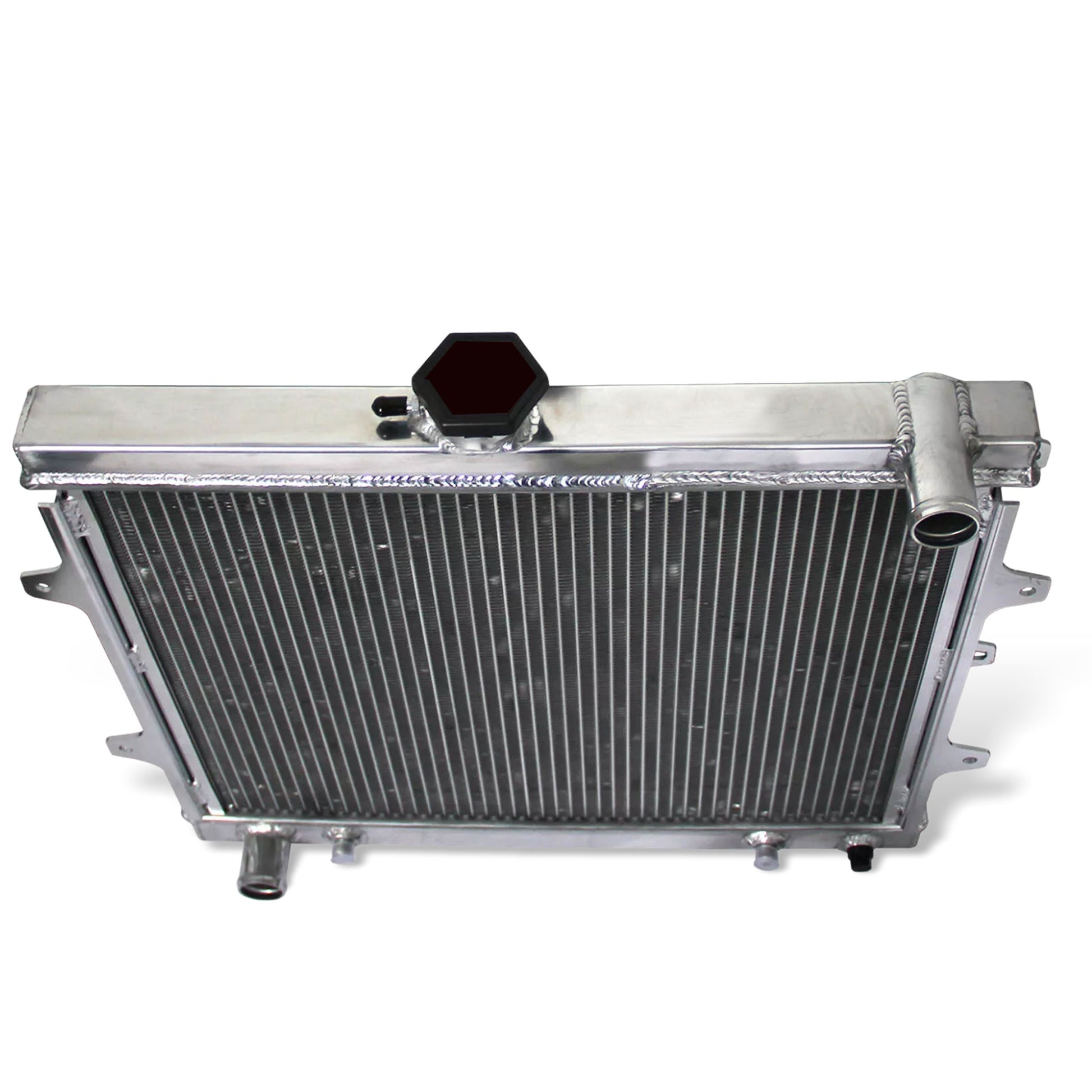 Aluminum radiator 2-row core top view Toyota 4Runner (1984-1995) Direct Fit