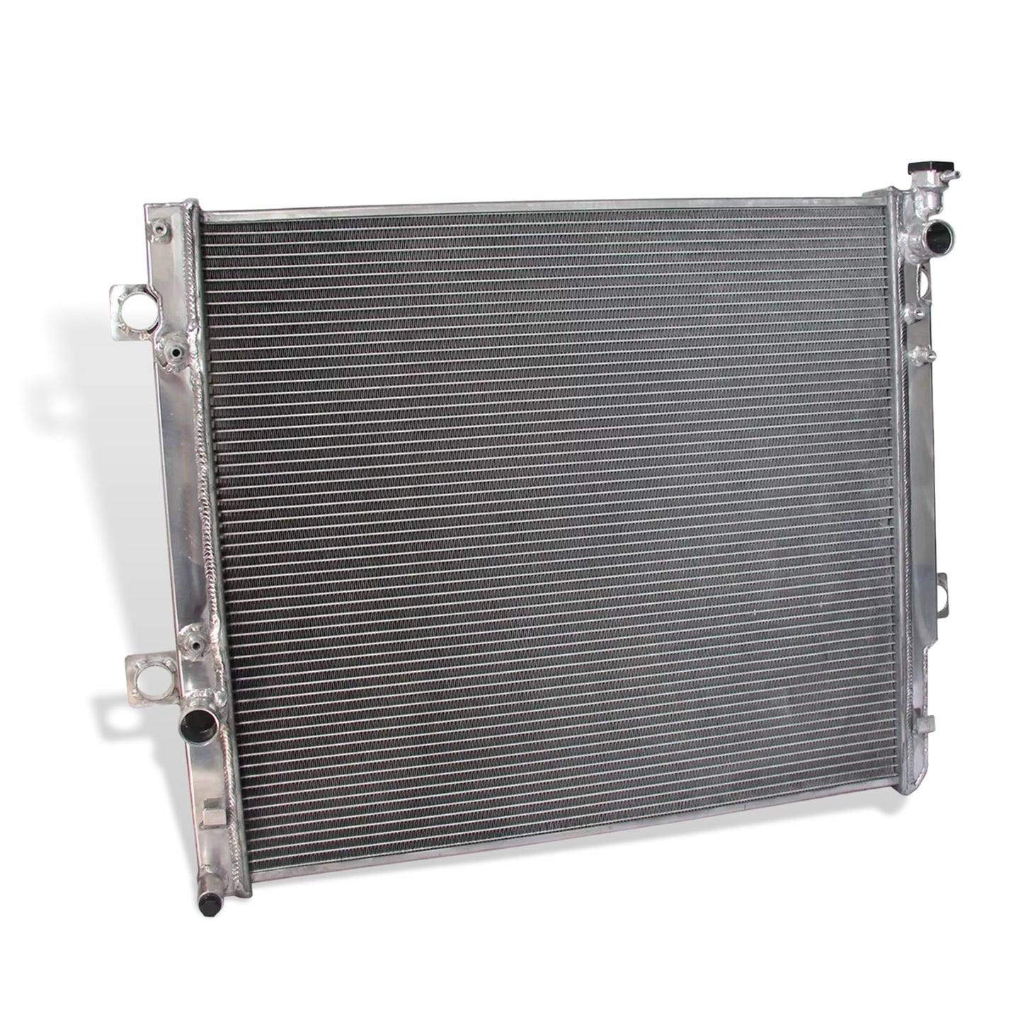 Aluminum radiator 2-row left side view Toyota 4Runner/FJ Cruiser (2003-2014) Pressure Tested