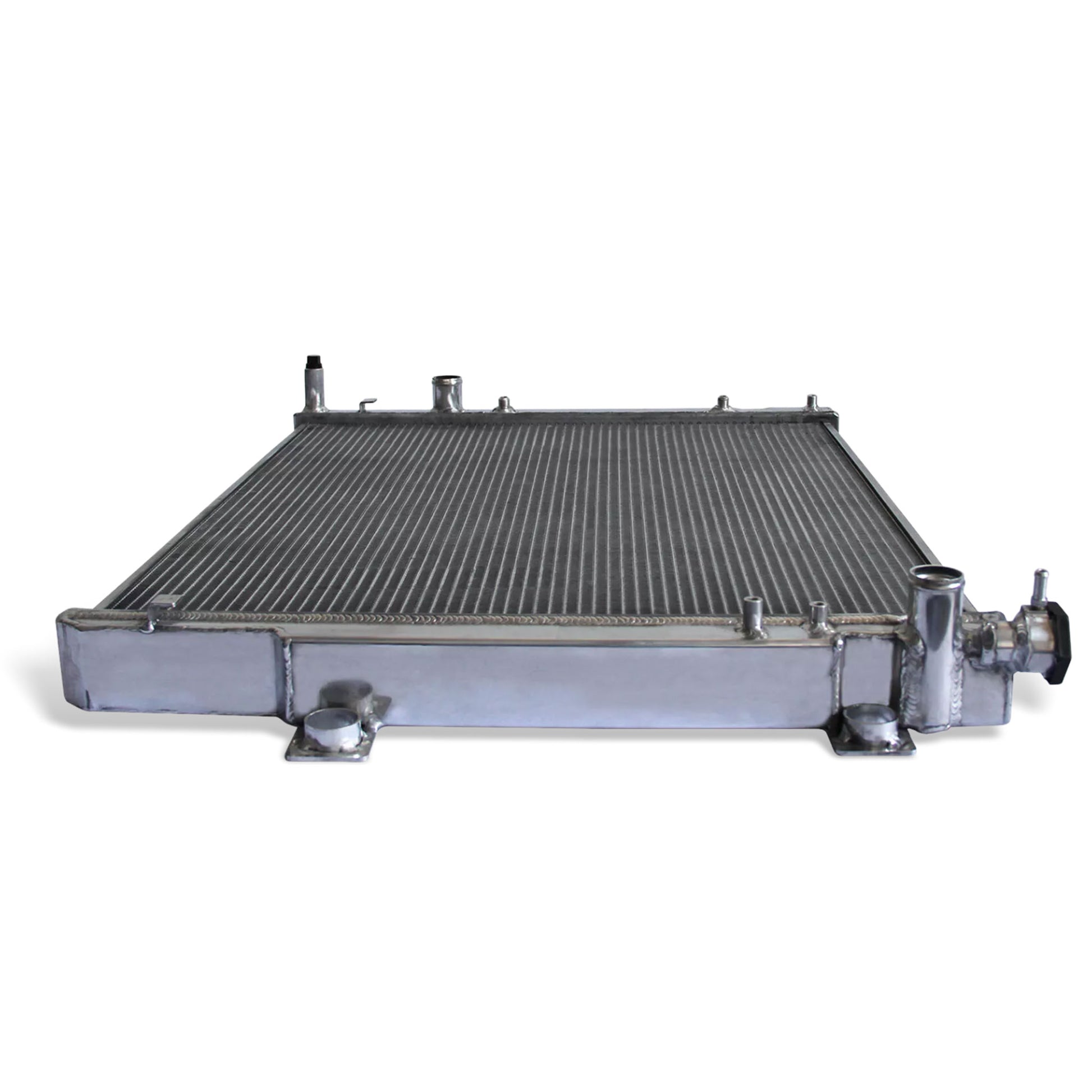 Aluminum radiator 2-row top rear view Toyota 4Runner/FJ Cruiser (2003-2014) Direct Fit