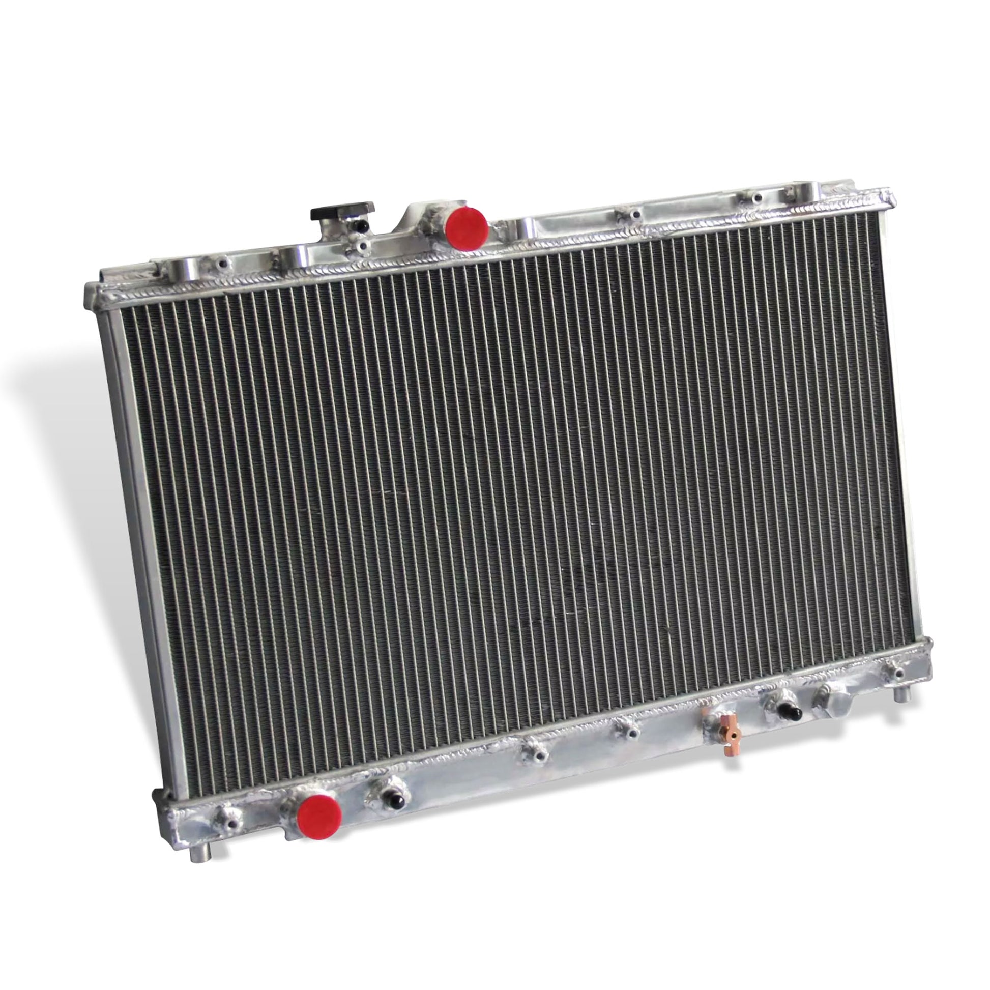 Aluminum radiator 2-row core left side view Toyota Altezza (1998) Direct Fit