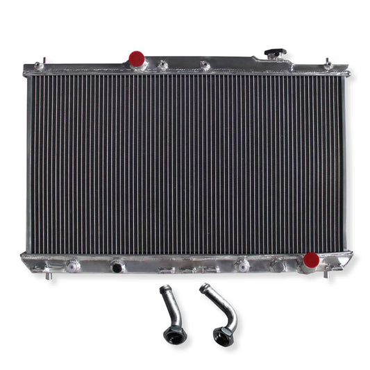 Aluminum radiator 2-row 34mm core front mounting points Toyota Camry Solara (1997-2001) Pressure Tested