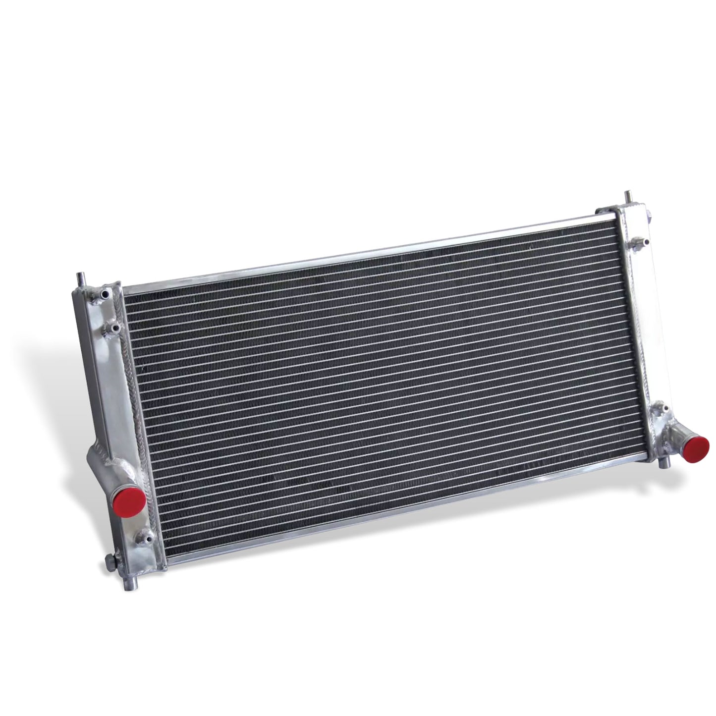 Aluminum radiator 2-row left side view Toyota Celica (2000-2005) Pressure Tested