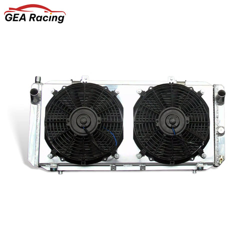 Aluminum radiator fan shroud 2-row front mounting points Toyota MR2 (1991-1995) Pressure Tested