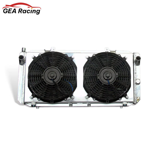 Aluminum radiator fan shroud 2-row front mounting points Toyota MR2 (1991-1995) Pressure Tested