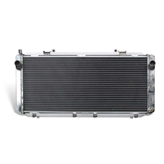 Aluminum radiator 2-row core front mounting points Toyota MR2 (1991-1995) Pressure Tested